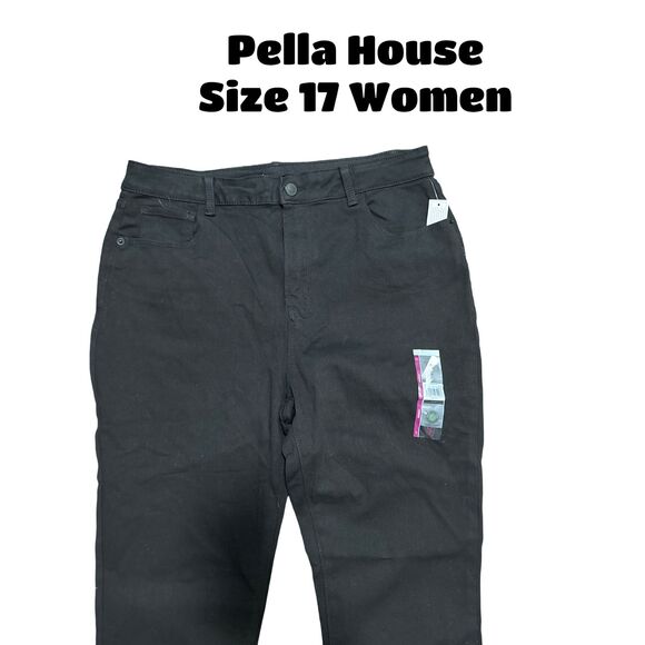 No Boundaries Juniors High Rise Skinny Jeans Black Size 17 - Picture 5 of 5